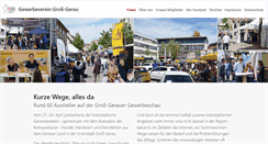 Desktop Screenshot of gewerbeverein-gg.de